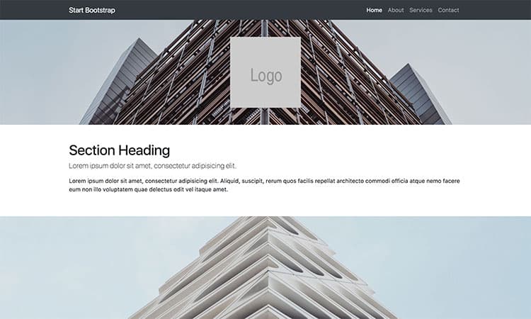 Full Width Pics Bootstrap Templates