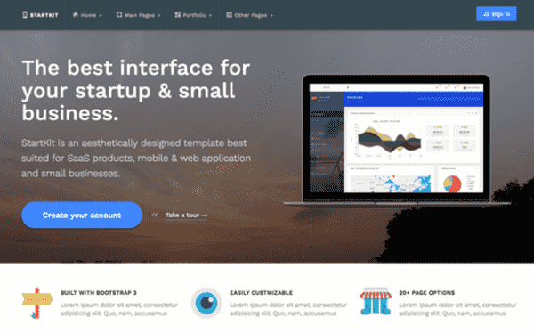 Small Business Bootstrap Templates